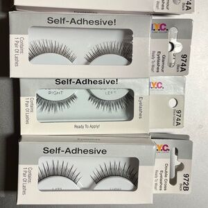 14 Pr of NYC New York Color Black Glamour Eyelashes
